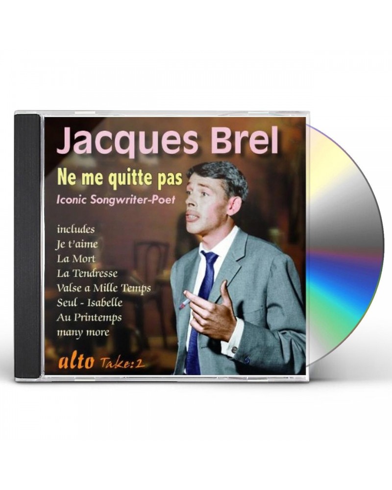 Jacques Brel NE ME QUITTE PAS 2 CLASSIC ALBUMS CD $7.13 CD