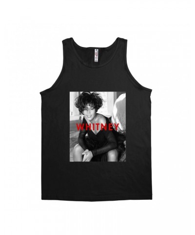 Whitney Houston Unisex Tank Top | Bold Black And White Cover Shirt $3.32 Shirts