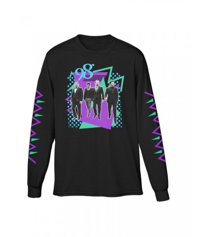 98 Degrees Long Sleeve Photo Tee $4.89 Shirts