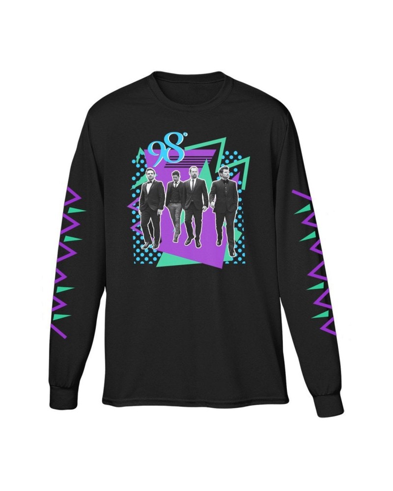 98 Degrees Long Sleeve Photo Tee $4.89 Shirts