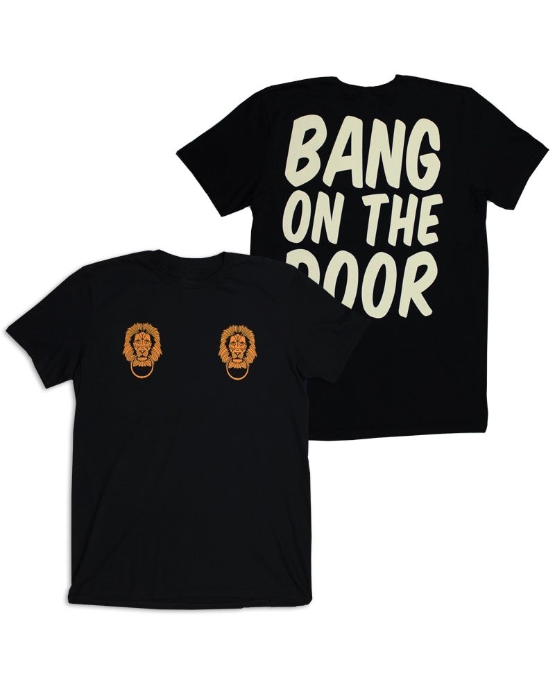 Fjokra BANG ON THE DOOR BLACK T-SHIRT $7.55 Shirts