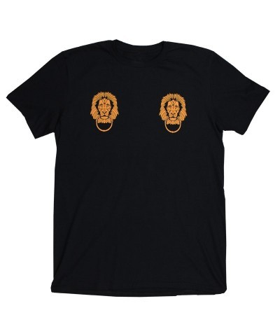 Fjokra BANG ON THE DOOR BLACK T-SHIRT $7.55 Shirts