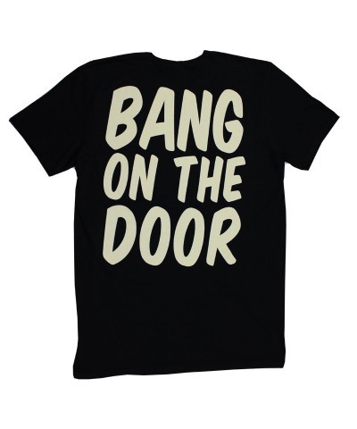 Fjokra BANG ON THE DOOR BLACK T-SHIRT $7.55 Shirts