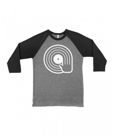 Music Life 3/4 Sleeve Baseball Tee | DJ Spinning Vinyl Shirt $7.43 Shirts