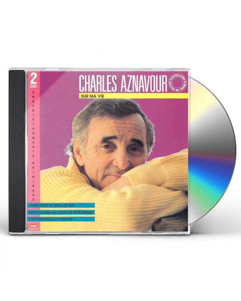 Charles Aznavour Sur Ma Vie CD $15.34 CD