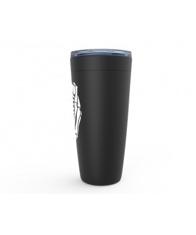 Music Life Viking Tumbler | Skelehands On The Mic Tumbler $5.92 Drinkware