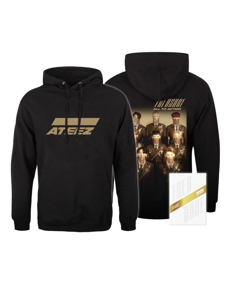 ATEEZ Treasure Z Ver. Package White Edition & Hoodie Bundle $6.43 Sweatshirts