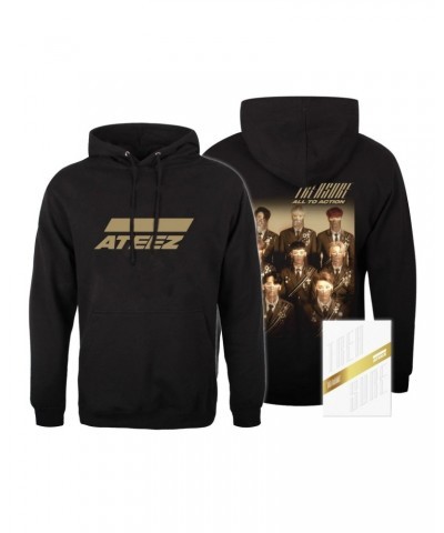 ATEEZ Treasure Z Ver. Package White Edition & Hoodie Bundle $6.43 Sweatshirts