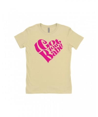 Sonny & Cher Ladies' Boyfriend T-Shirt | I Got You Babe Heart Image Shirt $7.34 Shirts