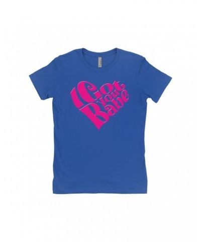 Sonny & Cher Ladies' Boyfriend T-Shirt | I Got You Babe Heart Image Shirt $7.34 Shirts