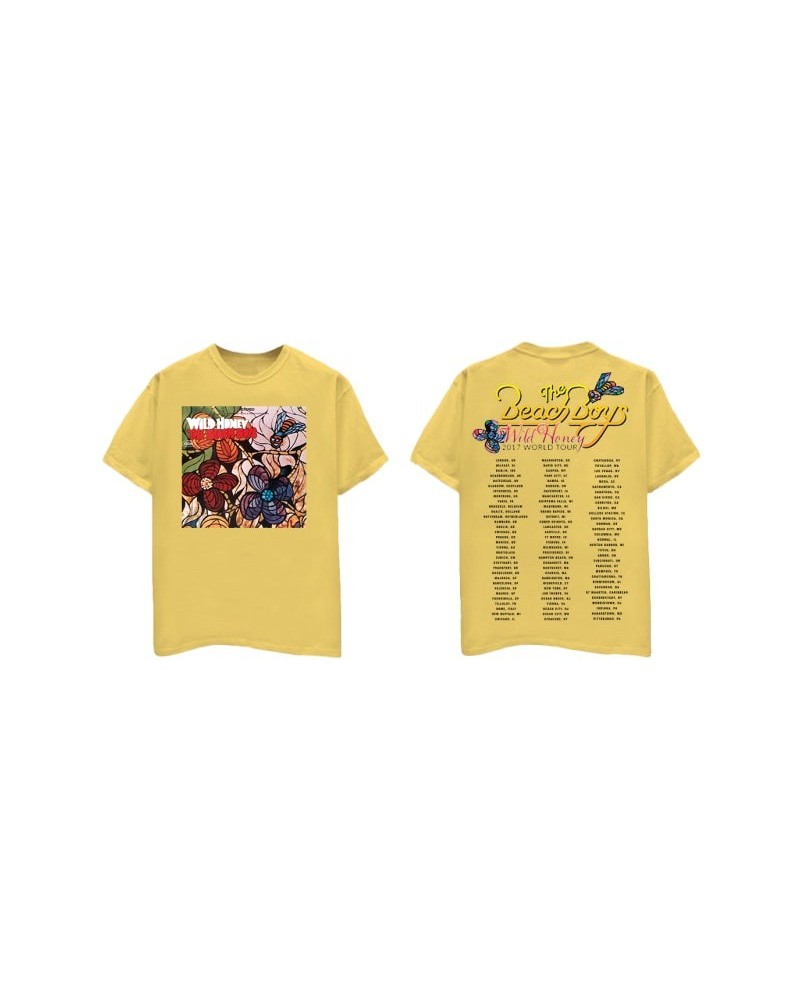 The Beach Boys Wild Honey Yellow Tour T-Shirt $7.87 Shirts