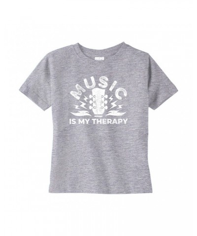 Music Life Toddler T-shirt | Music Is My Therapy Toddler Tee $6.28 Shirts