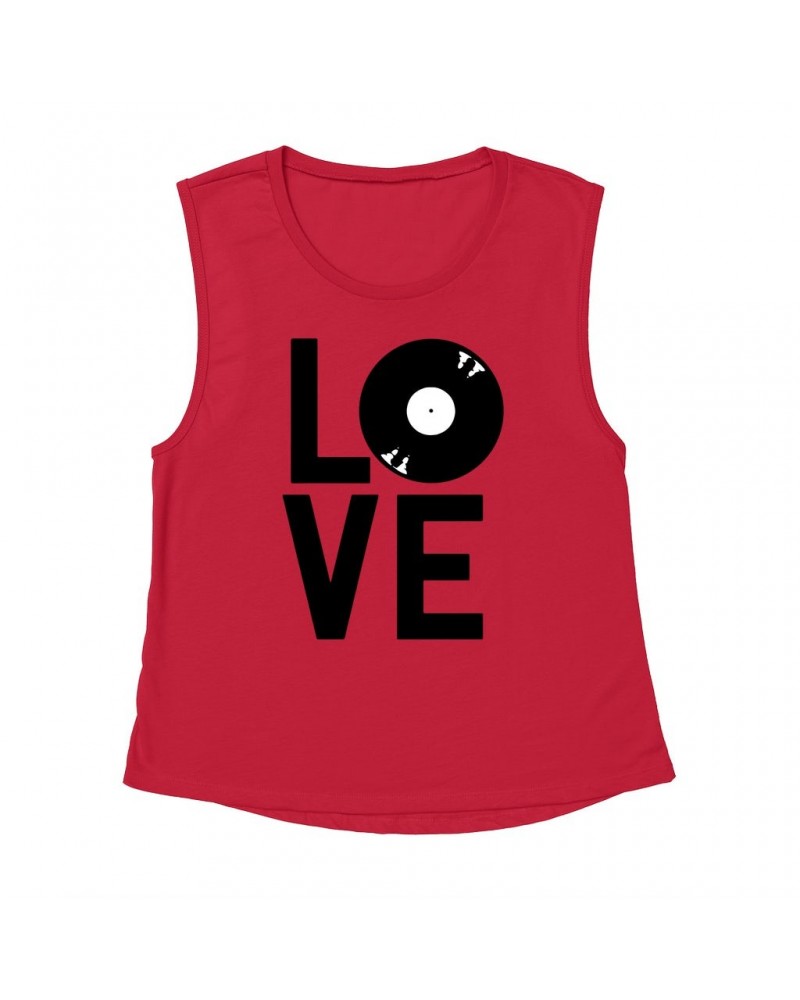 Music Life Muscle Tank | Love Is Vinyl Tank Top $7.69 Shirts