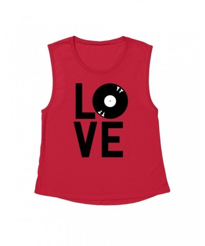 Music Life Muscle Tank | Love Is Vinyl Tank Top $7.69 Shirts