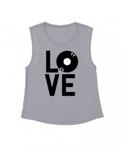 Music Life Muscle Tank | Love Is Vinyl Tank Top $7.69 Shirts