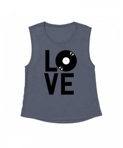 Music Life Muscle Tank | Love Is Vinyl Tank Top $7.69 Shirts