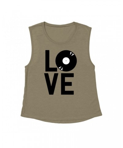 Music Life Muscle Tank | Love Is Vinyl Tank Top $7.69 Shirts