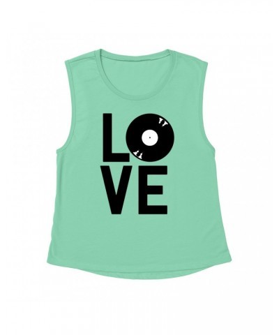 Music Life Muscle Tank | Love Is Vinyl Tank Top $7.69 Shirts