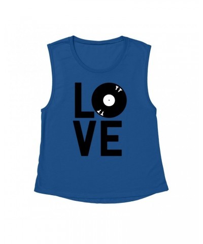 Music Life Muscle Tank | Love Is Vinyl Tank Top $7.69 Shirts