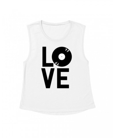 Music Life Muscle Tank | Love Is Vinyl Tank Top $7.69 Shirts