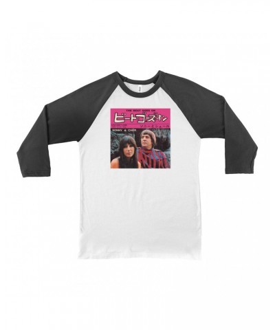 Sonny & Cher 3/4 Sleeve Baseball Tee | The Beat Goes On Japan Album Shirt $6.97 Shirts