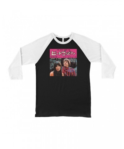 Sonny & Cher 3/4 Sleeve Baseball Tee | The Beat Goes On Japan Album Shirt $6.97 Shirts