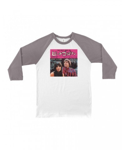 Sonny & Cher 3/4 Sleeve Baseball Tee | The Beat Goes On Japan Album Shirt $6.97 Shirts