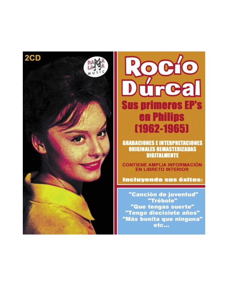 Rocío Dúrcal SUS PRIMEROS EPS EN DISCOS PHILIPS (1962-1965) CD $4.95 CD