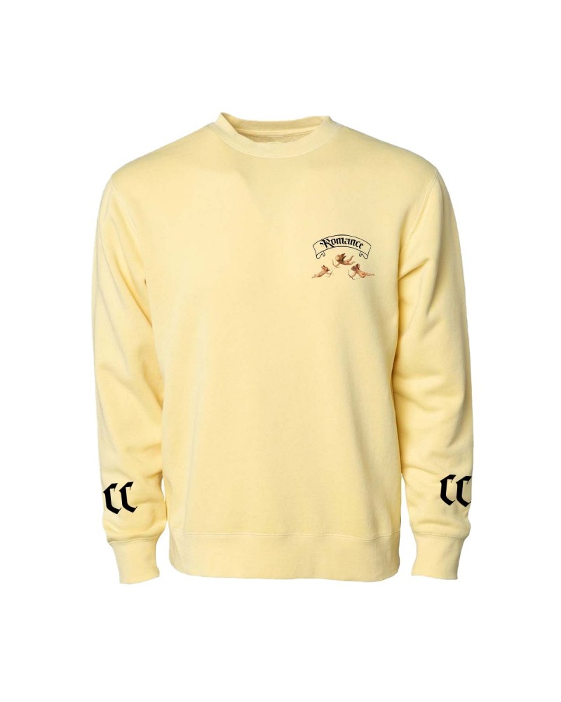 Camila Cabello Romance Yellow Crewneck Fleece $6.82 Sweatshirts