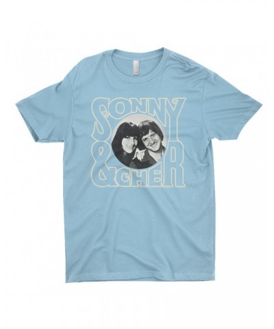 Sonny & Cher T-Shirt | Retro Logo And Photo Distressed Shirt $8.39 Shirts