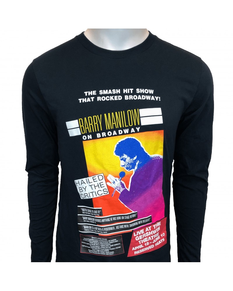 Barry Manilow MANILOW Broadway Retro Long Sleeve $5.60 Shirts