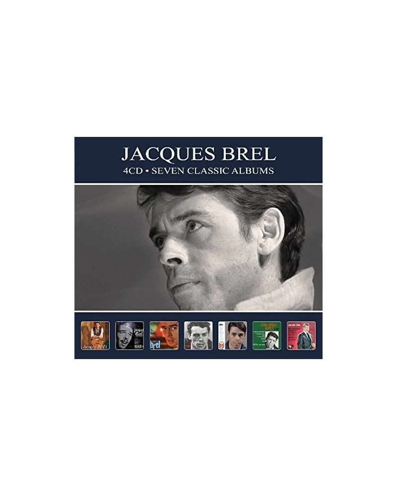 Jacques Brel 7 CLASSIC ALBUMS CD $12.47 CD