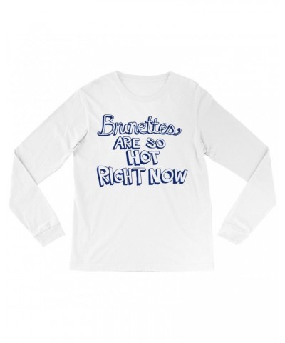 Britney Spears Long Sleeve Shirt | Brunettes Are So Hot Right Now Worn By Shirt $6.64 Shirts