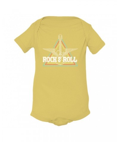 Music Life Baby Onesie | Flying Guitar Rock n' Roll Onesie $7.52 Kids