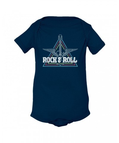 Music Life Baby Onesie | Flying Guitar Rock n' Roll Onesie $7.52 Kids