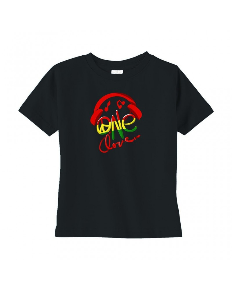 Music Life Toddler T-shirt | One Love Toddler Tee $15.97 Shirts