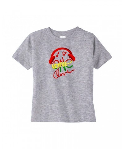 Music Life Toddler T-shirt | One Love Toddler Tee $15.97 Shirts