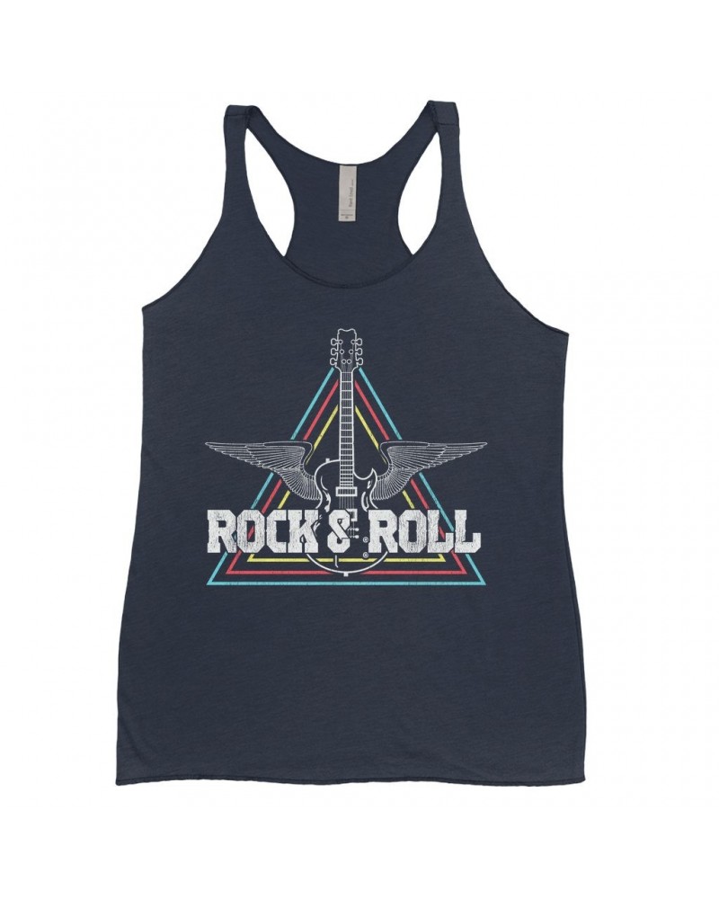 Music Life Ladies' Tank Top | Flying Guitar Rock n' Roll Shirt $7.91 Shirts