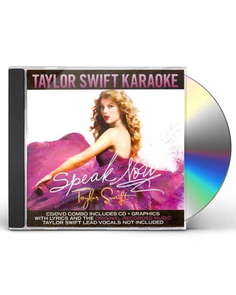 Taylor Swift Speak Now Karaoke (CD+G/DVD Combo) CD $14.35 CD