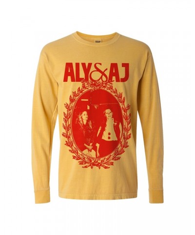 Aly & AJ Photo Wreath Red/Yellow Long Sleeve $4.93 Shirts